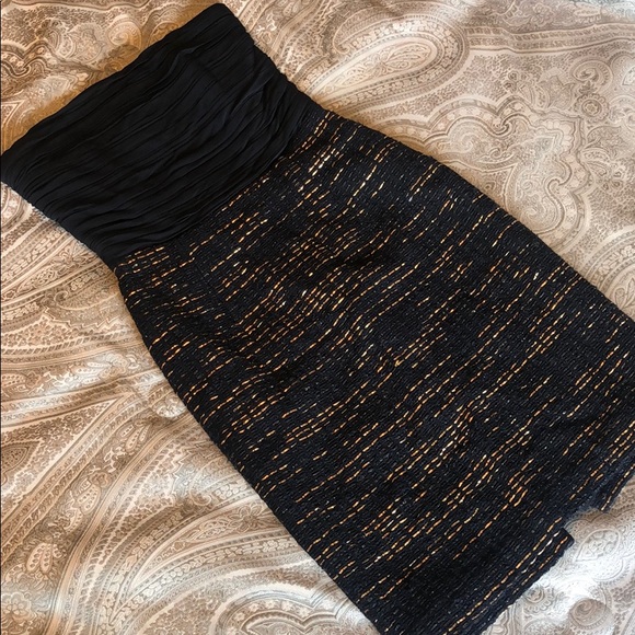 Alice + Olivia Dresses & Skirts - Alice & Olivia silk and tweed tube dress